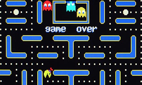 Pacman video screen shot